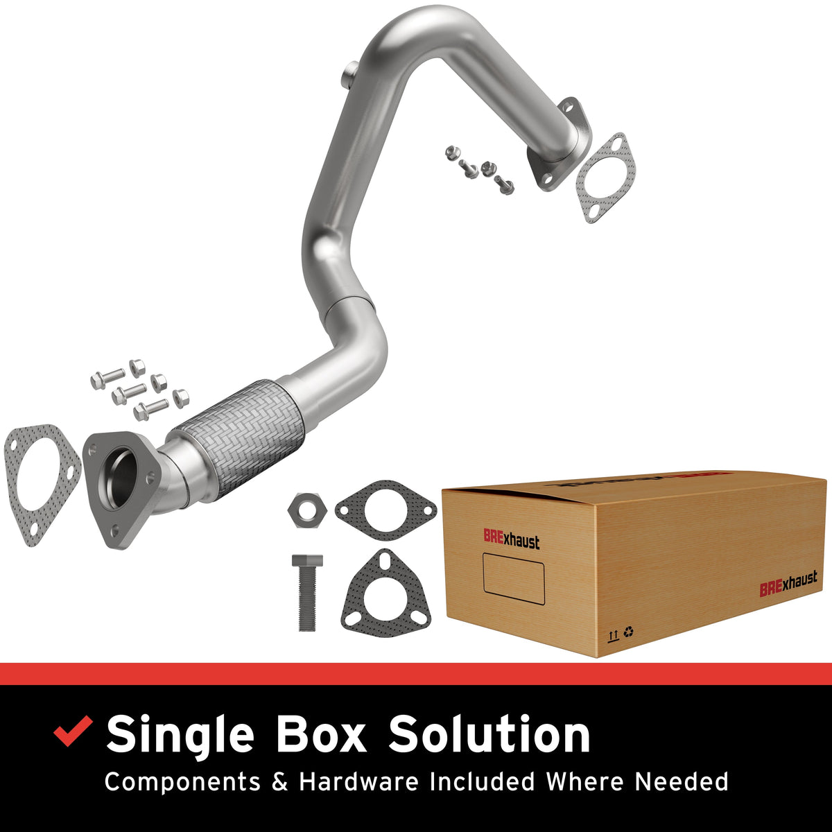 BRExhaust 07-14 Chevrolet Tahoe/GMC Yukon 5.3L V8 Replacement Front Pipe Kit