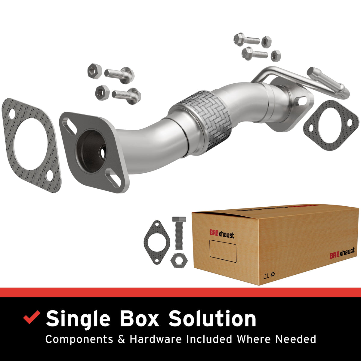 BRExhaust 11-16 Kia Sportage / Hyundai Tucson 2.4L Replacement Front Pipe Kit