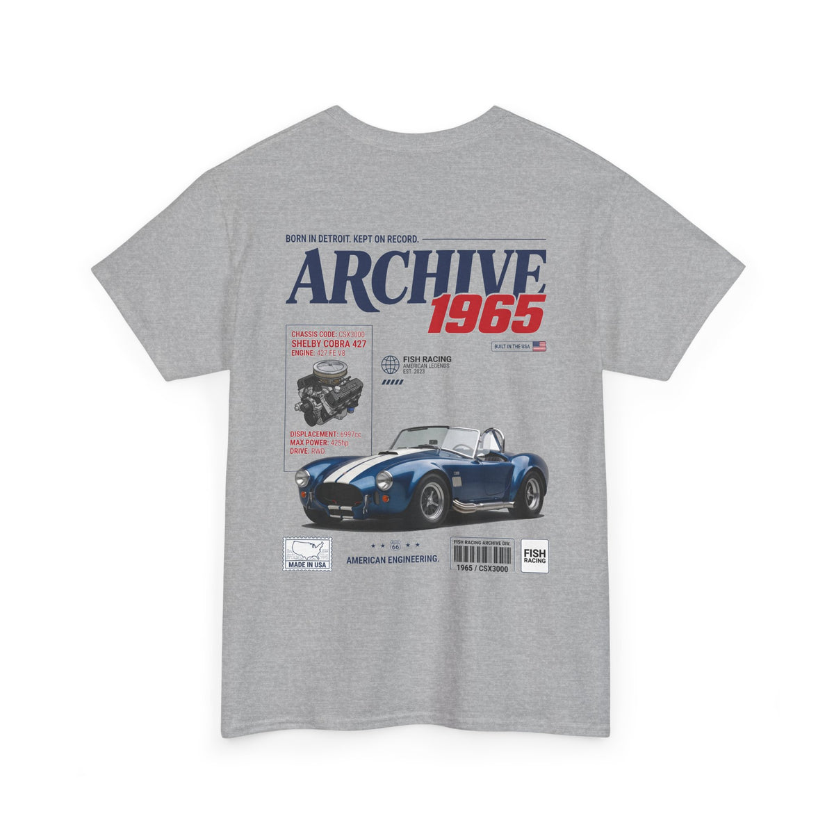 1965-1967 Shelby Cobra 427 Archive Tee