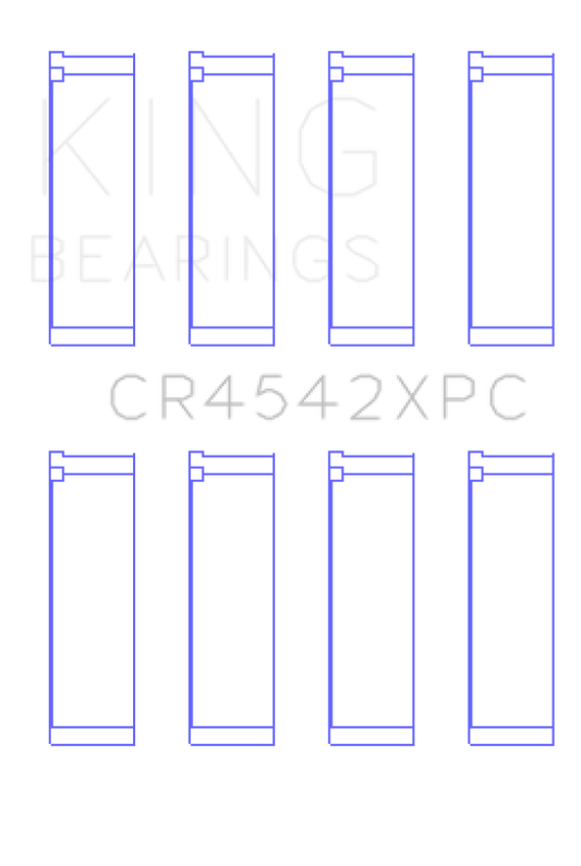King Engine Bearings Honda K-Series pMaxKote Performance Rod Bearing Set - Size +.026mm