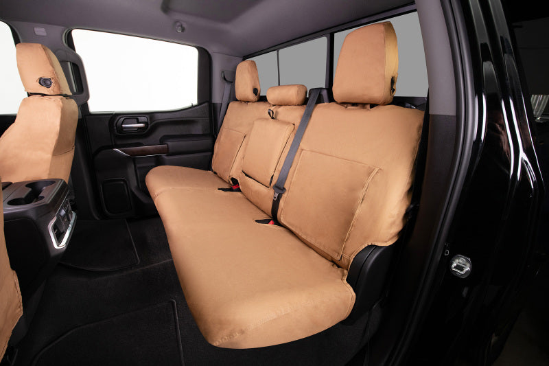 Covercraft 03-06 Chevrolet/GMC P/U Polycotton SeatSaver Custom Front Row Seat Covers - Tan