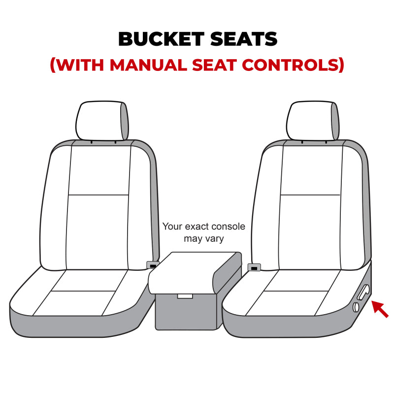 Covercraft 07-13 Toyota Tundra Polycotton SeatSaver Custom Front Row Seat Covers - Grey