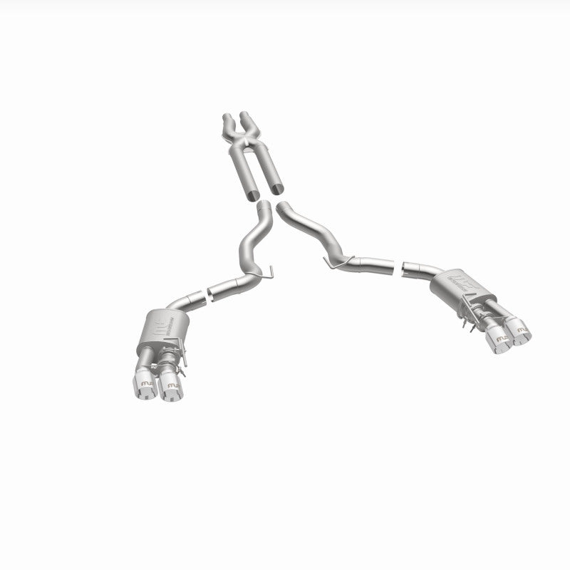 MagnaFlow SYS Cat-Back 2018 Ford Mustang GT 5.0L Competition Dual Exit Polished 4in Tips