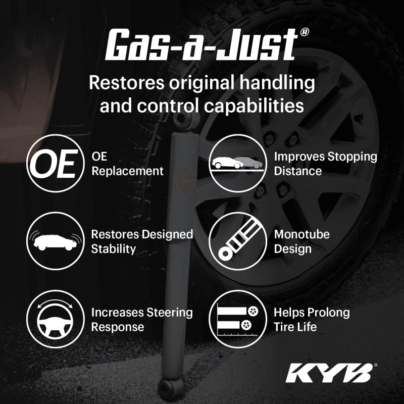 KYB Shocks & Struts Gas-A-Just Rear 08-11 Lexus GS350 w/ Adaptive suspension