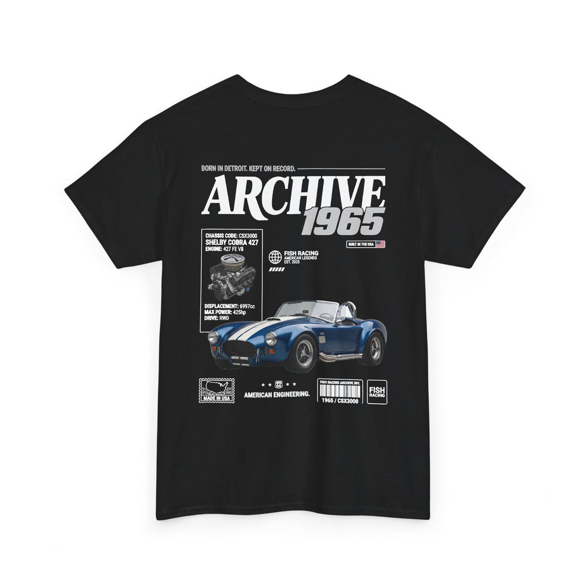 1965-1967 Shelby Cobra 427 Archive Tee