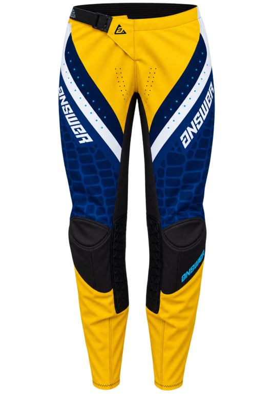 Answer  Syncron Raceday Pants Yellow/Navy/Cyan/White Size - 28