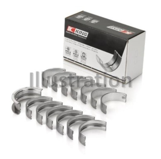 King Engine Bearings 89-15 Dodge Cummins Diesel 5.9L 6.7L Inline 6 (Size 0.25mm) Main Bearing Set