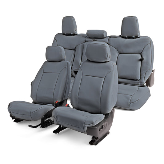 Covercraft 24-25 Ford F250-F550 King Ranch Leatherette PrecisionFit Front Seat Covers - Medium Grey