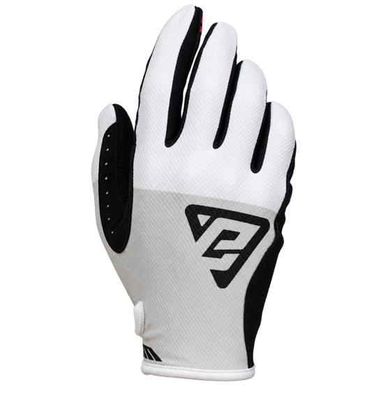 Answer  Ascent Gloves Grey/White/Black/Red - Large