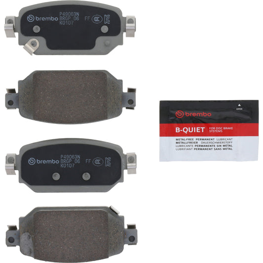 Brembo 17-18 Mazda 3 Rear NAO Brake Pad