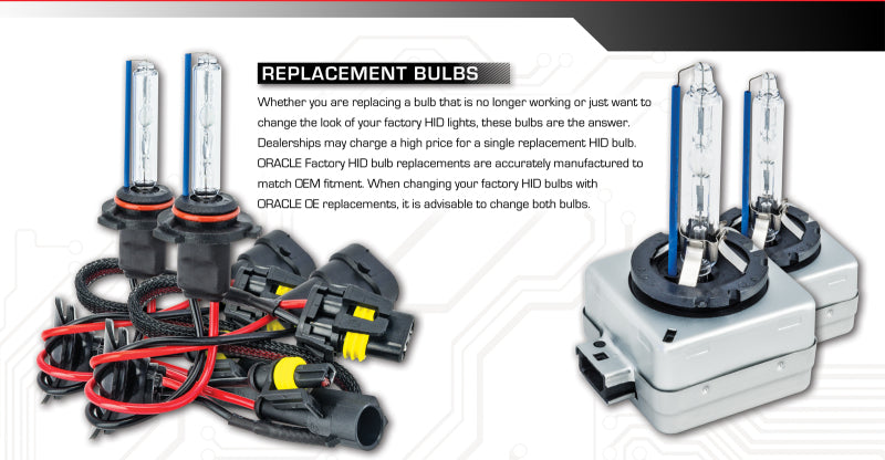 Oracle H9 Xenon HID Bulb - 8000K