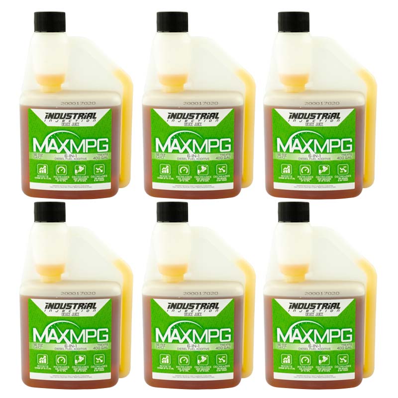 Industrial Injection MaxMPG All Season Diesel Deuce Juice Additive - 16oz (6 Pack)