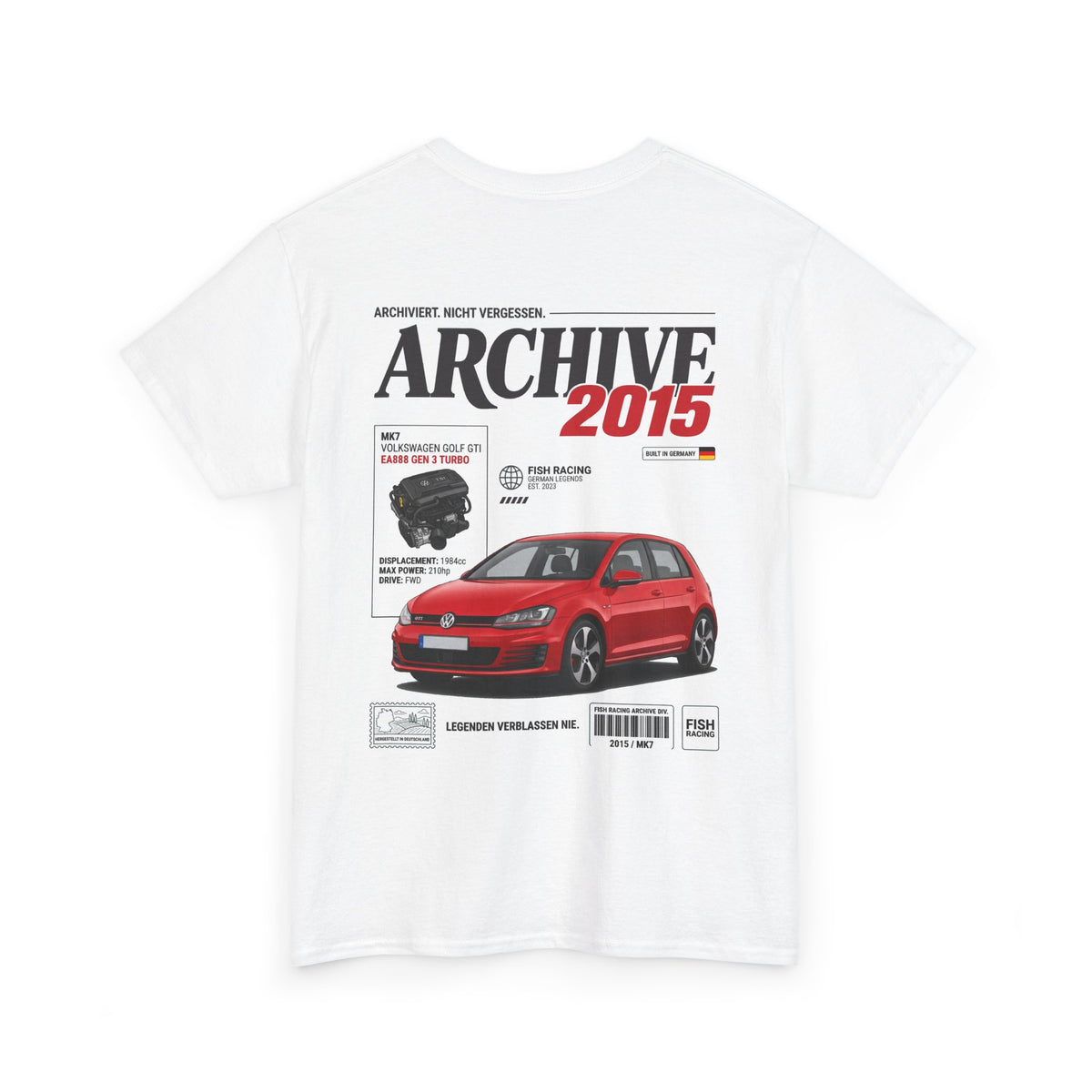 2015-2021 Volkswagen GTI (Mk7) Archive Tee