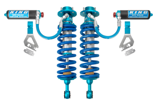 King Shocks 2022+ Toyota Tundra Front 2.5 Dia w/ Remote Reservoir Coilover & Adjuster (Pair)