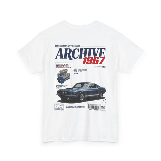 1967-1968 Ford Mustang Shelby GT500 Archive Tee