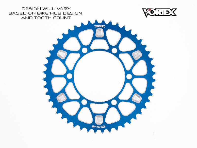 Vortex Racing V4 42 Tooth 525 Rear Sprocket - Blue