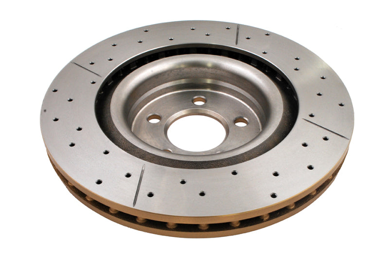 DBA 08-15 Dodge Challenger SRT-8 Front Drilled & Slotted Street Series Rotor
