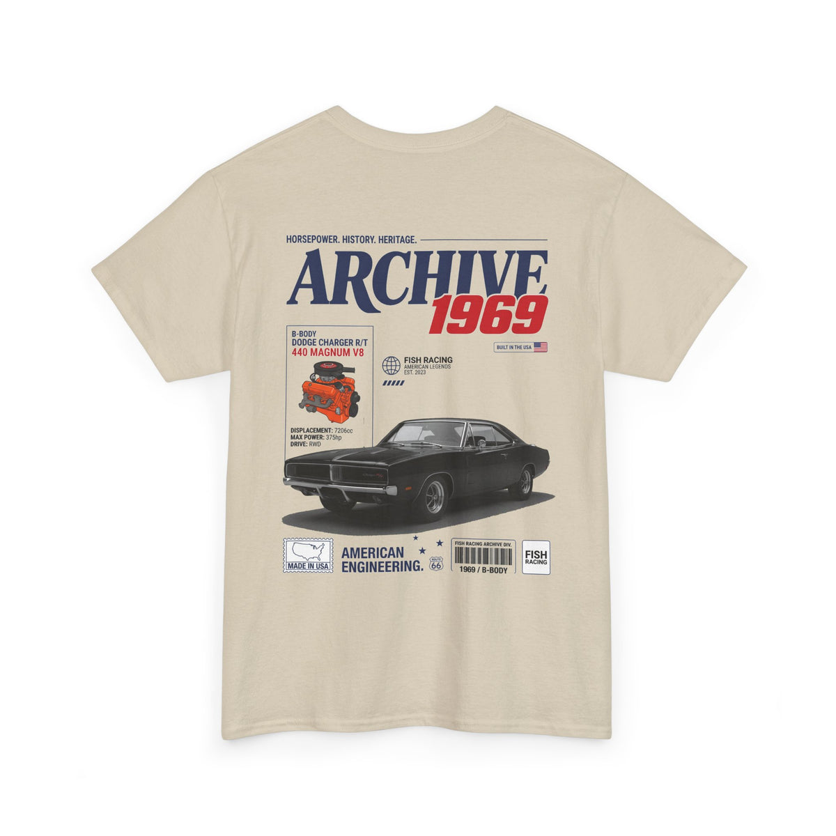 1968-1970 Dodge Charger R/T Archive Tee