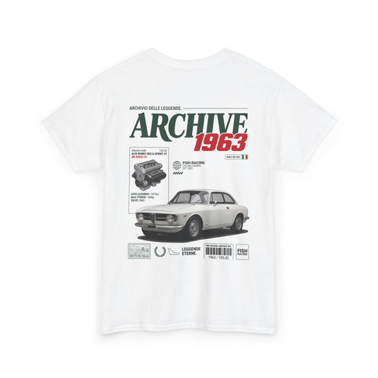 1962-1968 Alfa Romeo Giulia Sprint GT Archive Tee