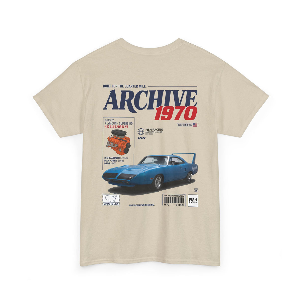 1970 Plymouth Superbird Archive Tee