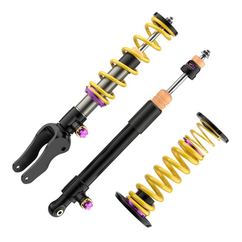 KW Coilover Kit V4 2021+ Porsche Taycan (Y1A) Sedan 2WD (Without Air Suspension)