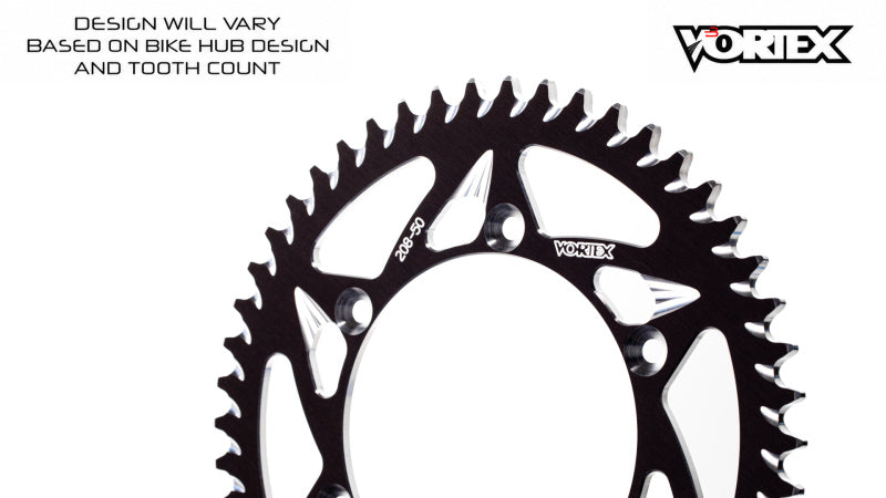 Vortex Racing 49 Tooth 420 Rear Sprocket - Black