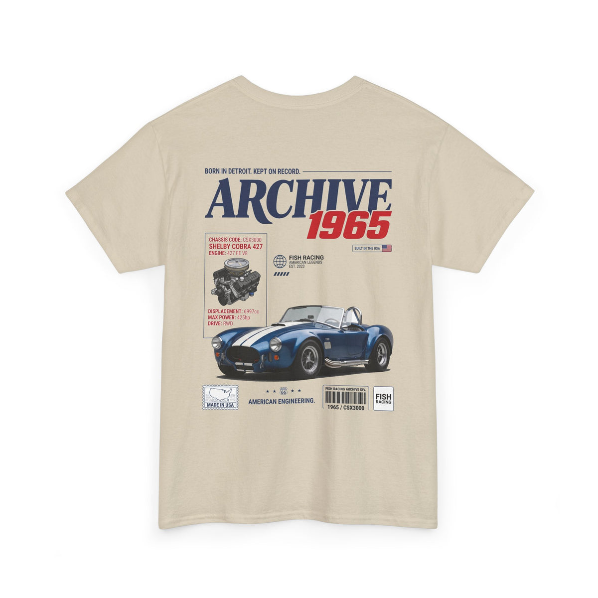 1965-1967 Shelby Cobra 427 Archive Tee