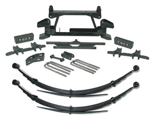 Tuff Country 88-97 Chevy K25/35 4x4 (8 Lug) 4in Lift Kt w/Rr Leaf Spring (Cast Lwr Cntrl Arm SX8000)
