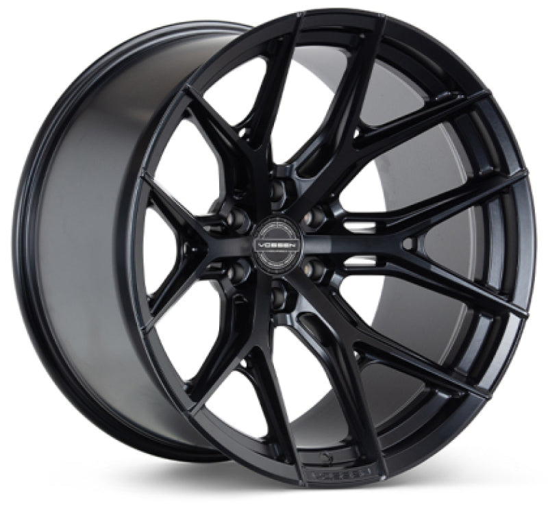 Vossen HF6-4 22x12 / 8x170 / ET44 / 125.1 / Ultra Deep - Satin Black Wheel