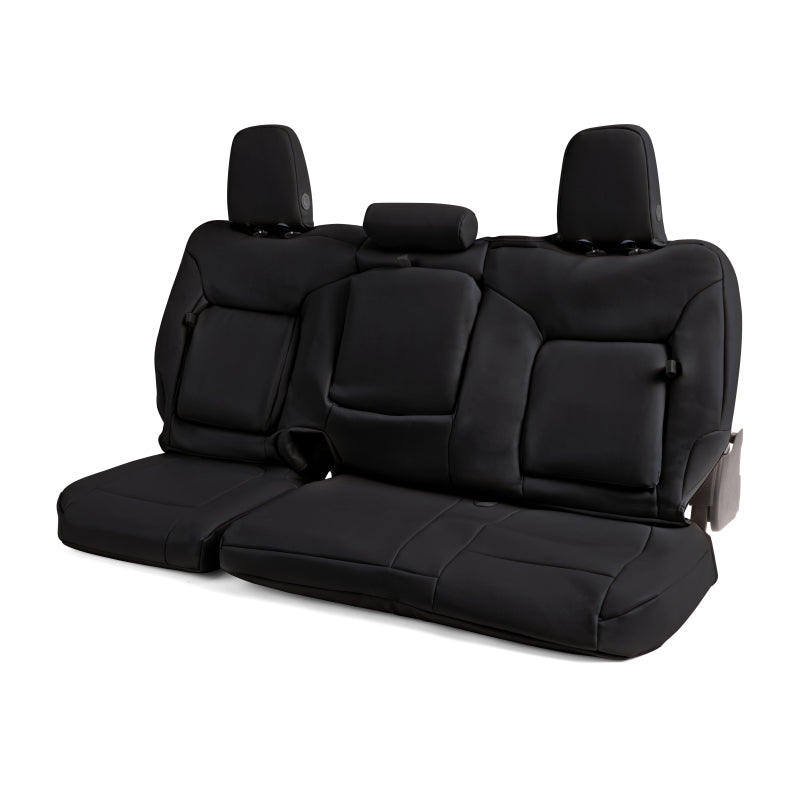 Covercraft 23-24 Chevrolet Silverado Leatherette PrecisionFitFront Row Seat Covers - Blk