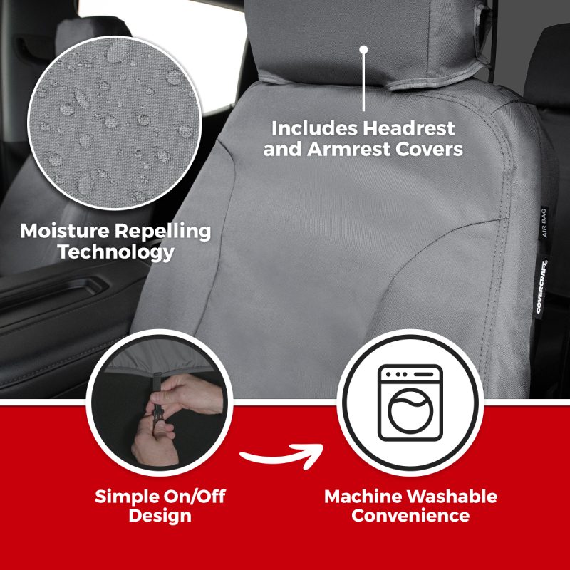 Covercraft 25-26 Buick Enclave SeatSaver Custom Seat Cover - Waterproof Grey