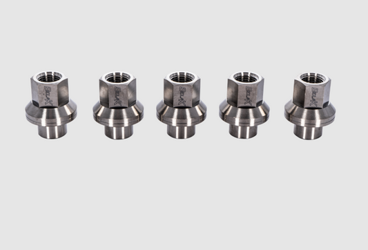 Belak 7075 Billet Aluminum Shank Style Lug Nut 1/2x20 - 4 Pack