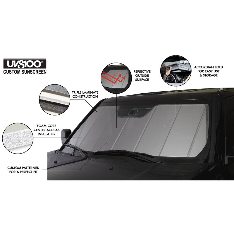 Covercraft 25-26 Infiniti QX80 UVS100 Custom Sunscreen - Silver