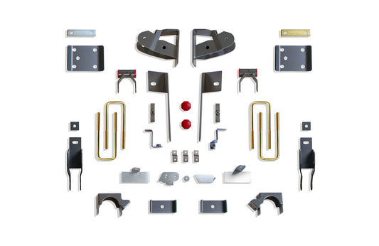MaxTrac 2019+ GM 1500 2WD/4WD 4in Rear Flip Kit w/ Sensor Provisions & Shock Extenders