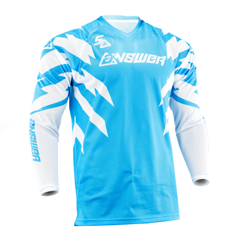 Answer 26 LE Syncron Rizz Vented Jersey Cyan/White/Black - XL