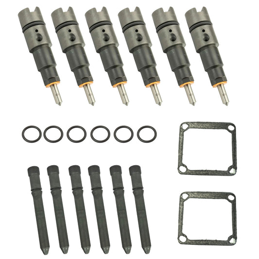 Industrial Injection 98.5-02 Dodge Cummins 5.9L (24V) New Bosch Inj. Kit w/Seals & Transfer Tubes