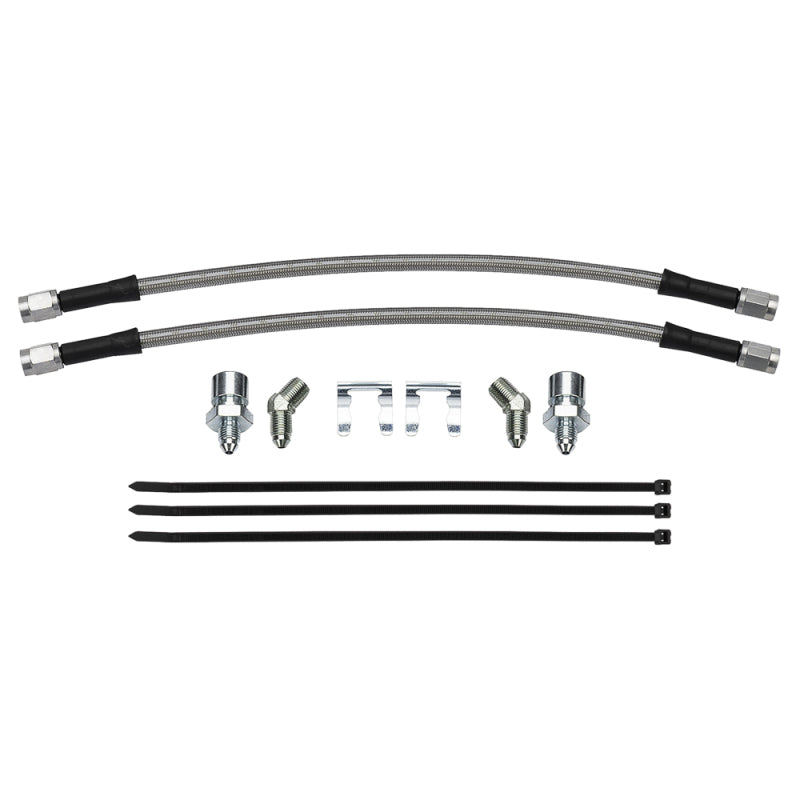 Wilwood 89-98 Nissan 240SX / 89-02 Nissan Skyline Rear Flexline Kit (M10x1.0 to 1/8-27)