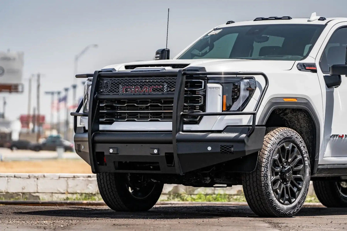Road Armor 24-26 GMC 2500-3500 Vaquero Front Non-Winch Bumper Full Guard - Texture Black