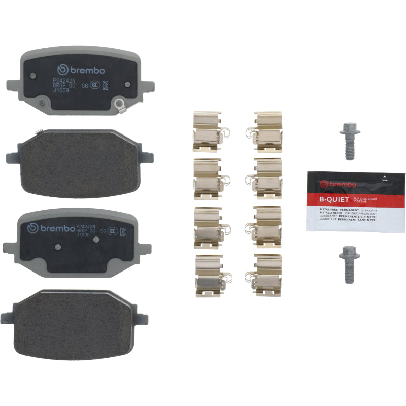 Brembo OE 20-23 Ford Explorer/Police Interceptor/20-22 Lincoln Aviator Ceramic Brake Pad - Rear