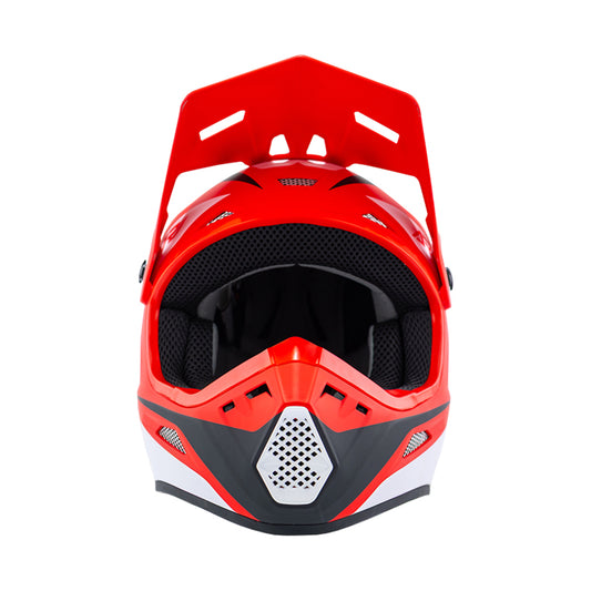 Answer 26 AR1 Mototown Helmet Glossy Red/White/Black Youth - Small