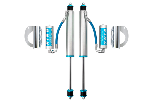 King Shocks 89-97 Toyota Land Cruiser 80 Front 2.5 Dia Remote Res Shock for 0-2in Lift (Pair)