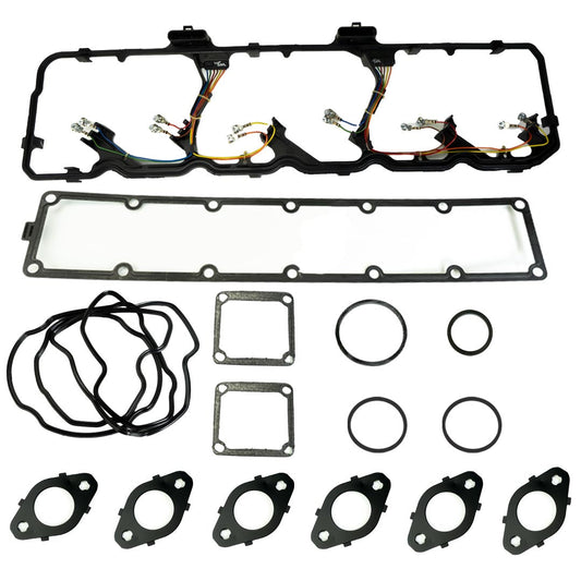 Industrial Injection 06-07 Cummins 5.9L Engine Installation Gasket Set w/Injector Harness