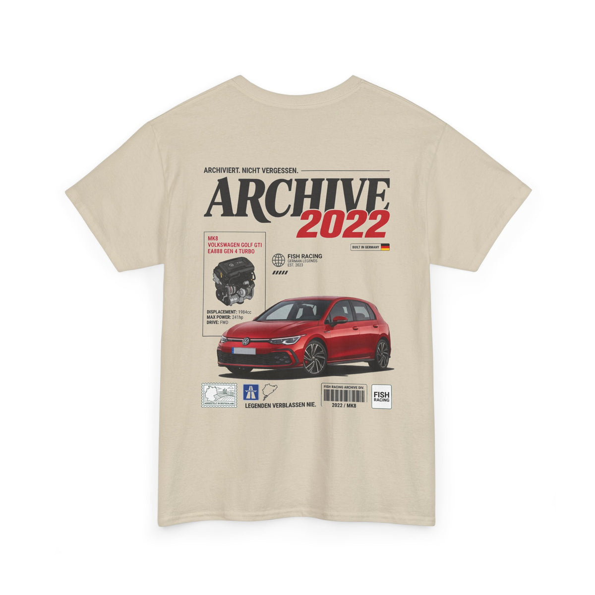 2022-2024 Volkswagen GTI (Mk8) Archive Tee