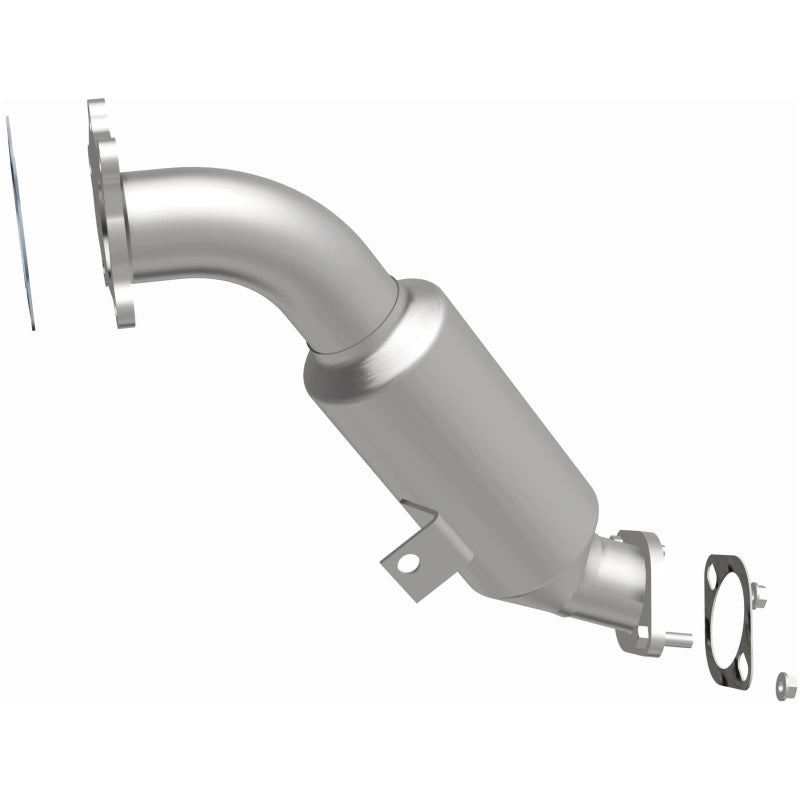 MagnaFlow Direct Fit Catalytic Converter 08-09 Subaru STi front OEM