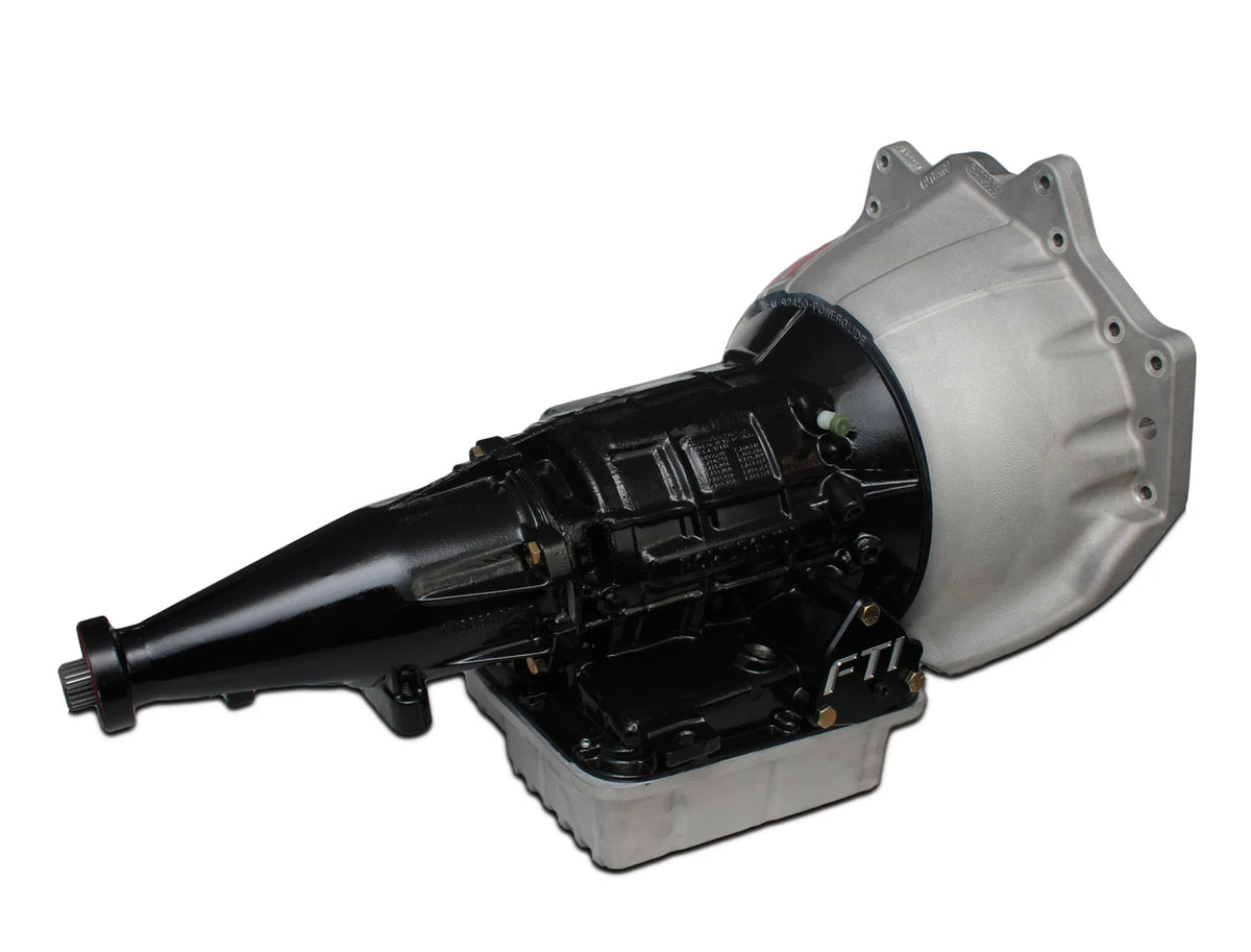 FTI Powerglide Transmission - Level 3 - 1000HP - OEM Case - Long - Pro Transbrake - GM Ultrabell