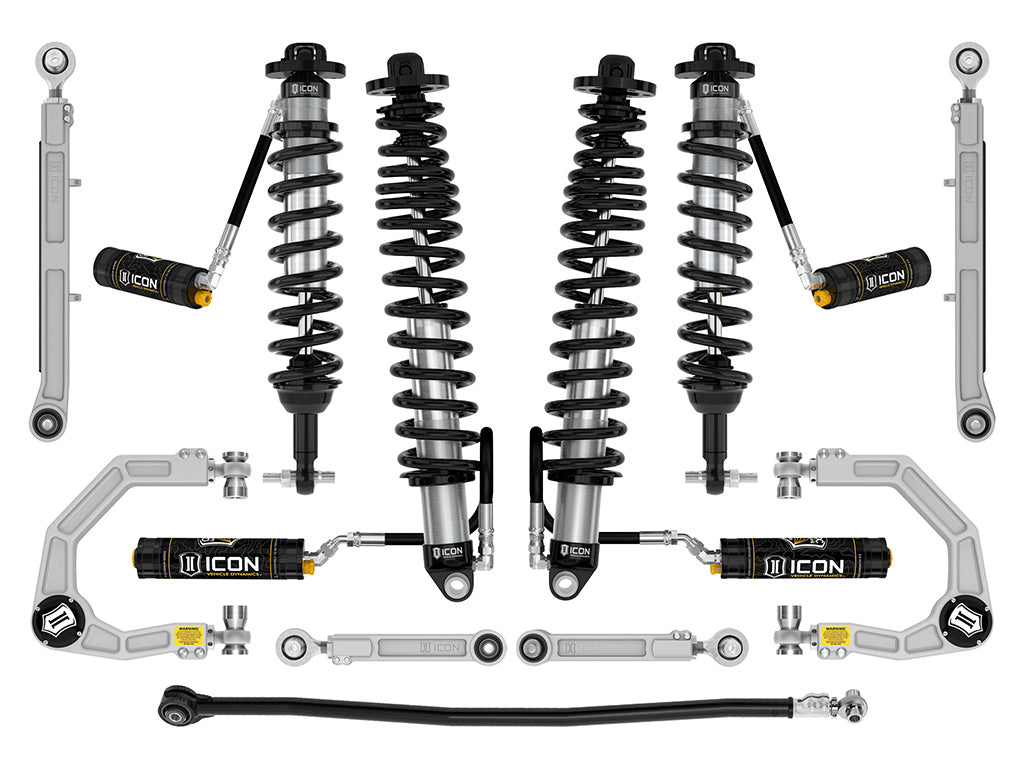 ICON 21-23 Ford Bronco Sasquatch 2-3in Lift Stage 7 Suspension System Billet Heavy Rate