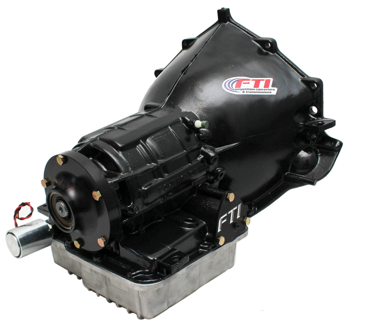 FTI Powerglide Transmission - Level 3 - 1000HP - OEM Case - Short - Pro Transbrake - GM OEM Bell