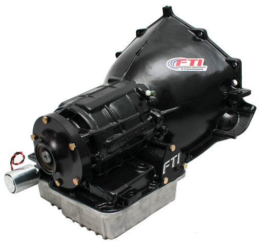 FTI Powerglide Transmission - Level 3 - 1000HP - OEM Case - Short - Pro Transbrake - GM OEM Bell