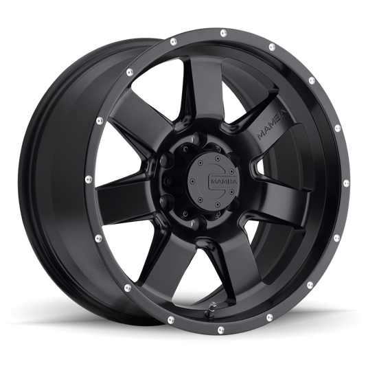 Mamba M14 18x9 5x127 ET6 Matte Black / Drill Holes