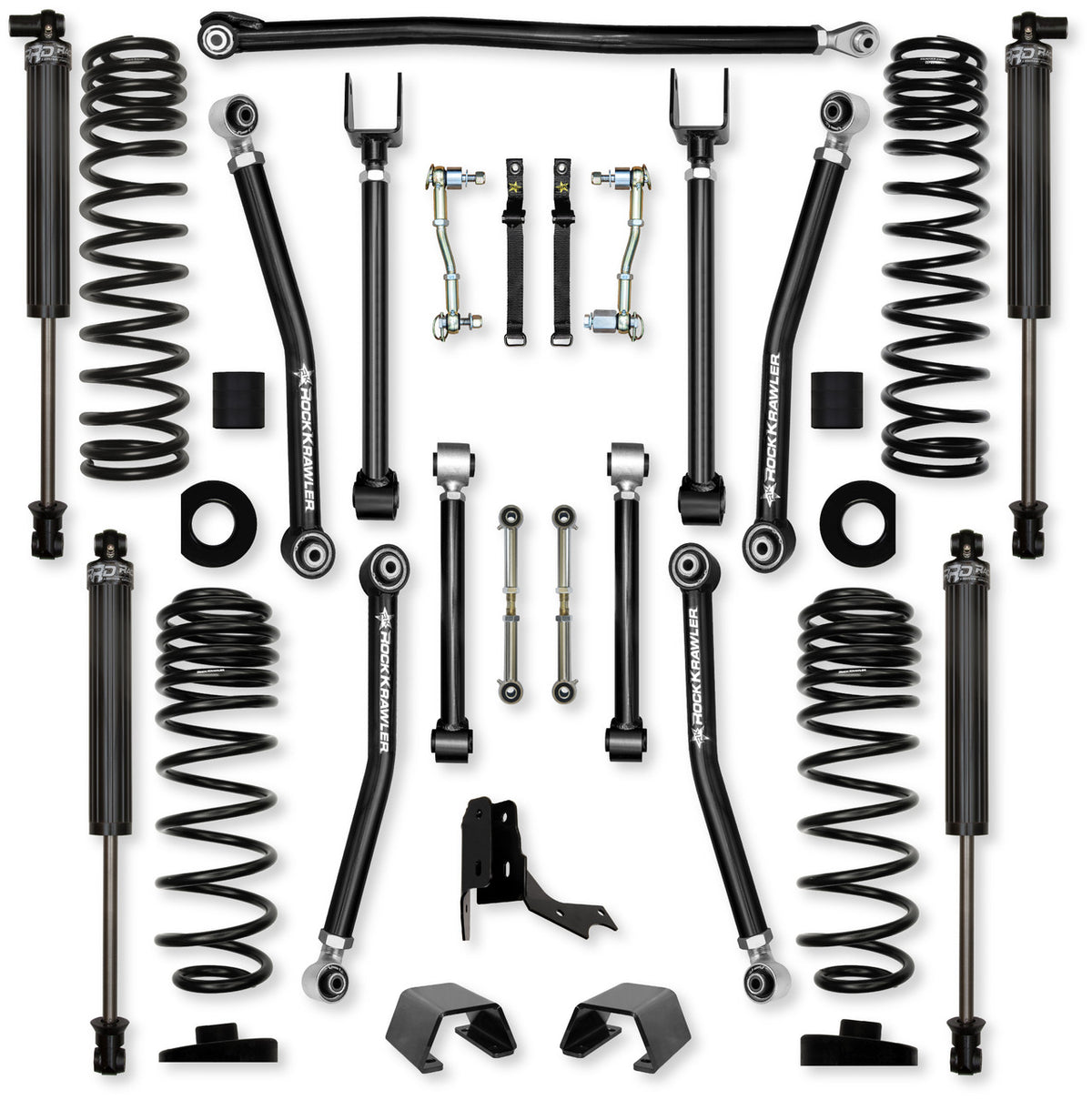 Rock Krawler 2019+ Jeep Wrangler JT 3in Adventure X System - Stage 1